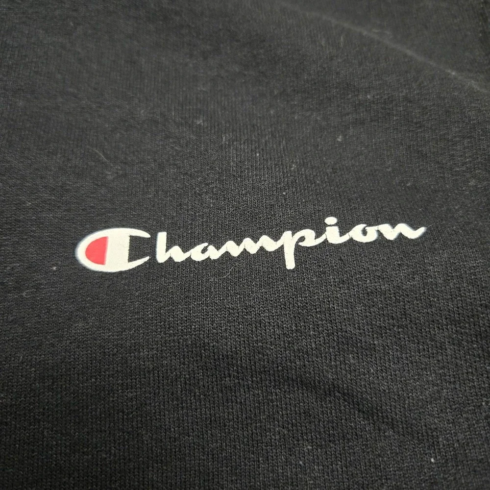 Champion Black Pullover Sweatshirt Small  Sports Outdoors Classic Preppy - Picture 4 of 8